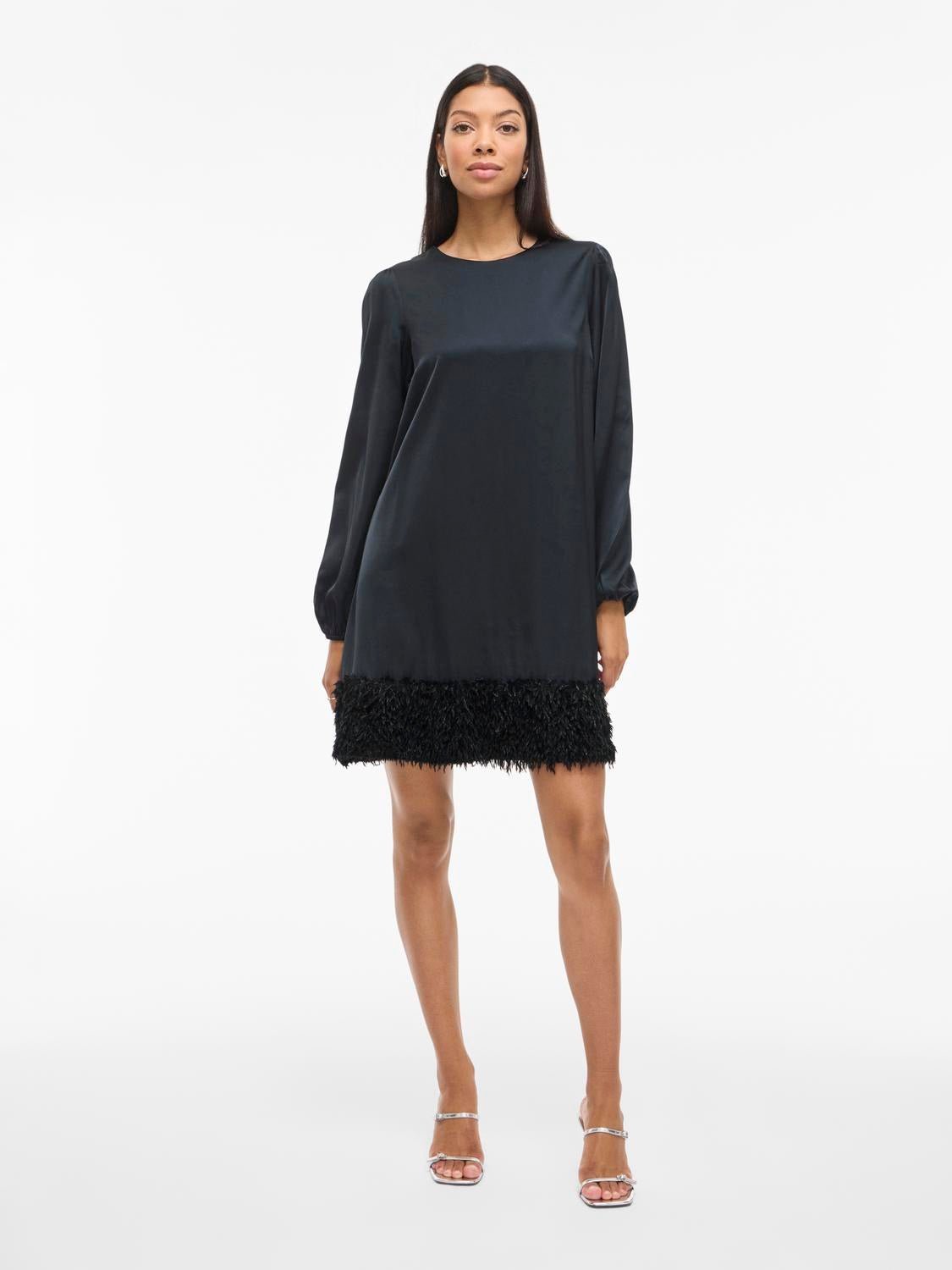 VIVEER Short Dress - Black Beauty - VERO MODA & VILA Bergvik